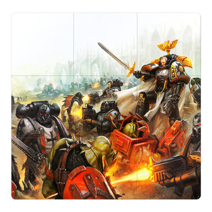 Магнитный плакат 3Х3 WARHAMMER 40K фото