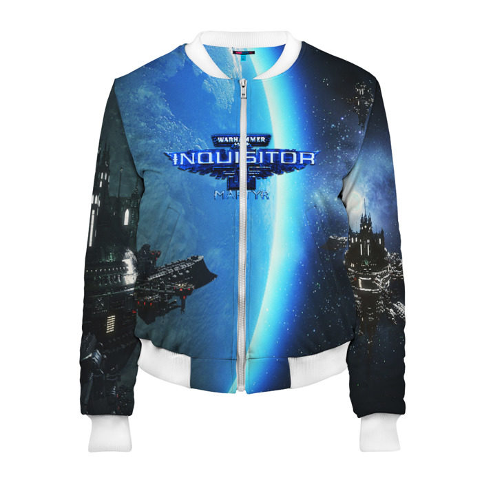Женский бомбер 3D WARHAMMER 40K фото