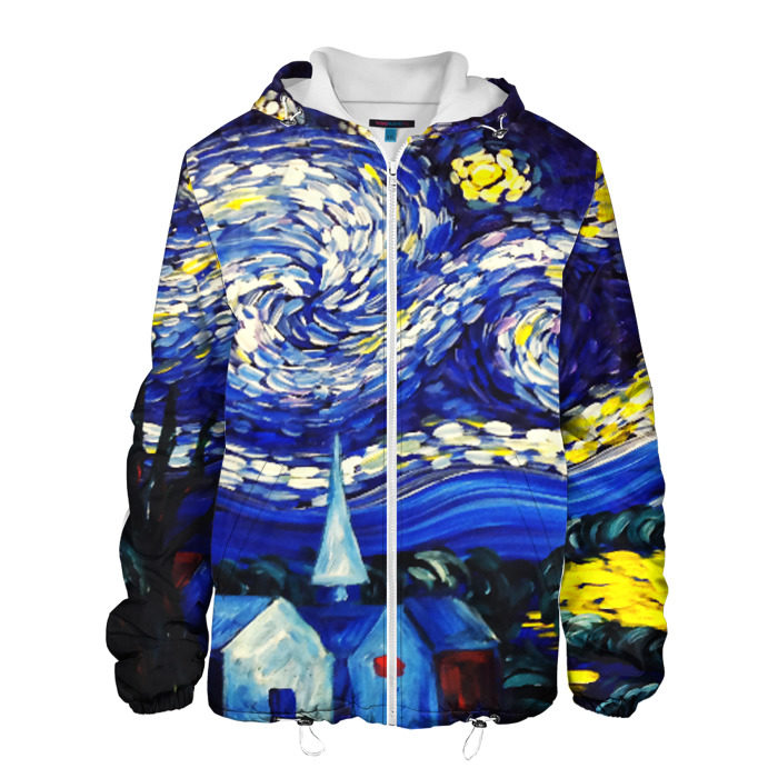 Мужская куртка 3D ЗВЕЗДНАЯ НОЧЬ фото