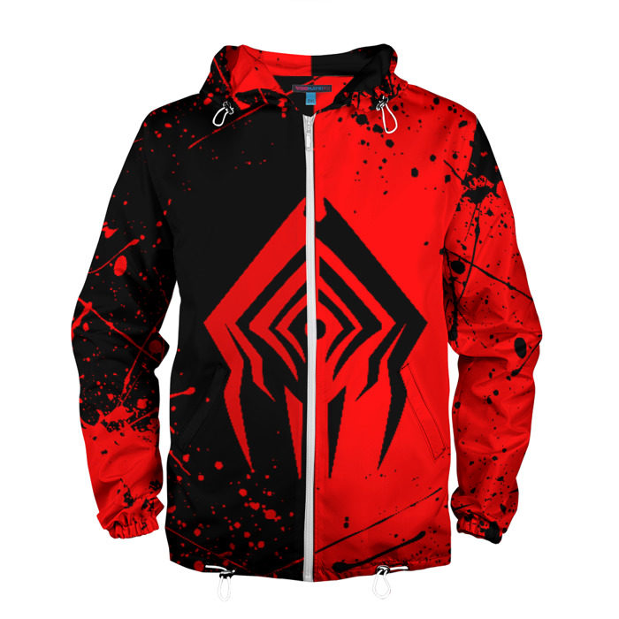 Мужская ветровка 3D WARFRAME RED STALKER фото
