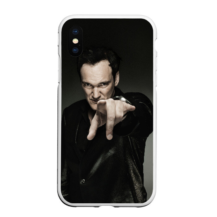 Чехол для iPhone XS Max матовый Квентин Тарантино фото