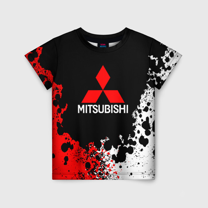 Детская футболка 3D MITSUBISHI фото