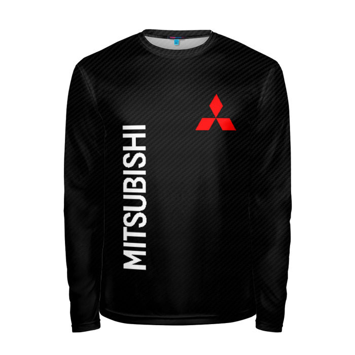 Мужской лонгслив 3D MITSUBISHI (carbon) фото