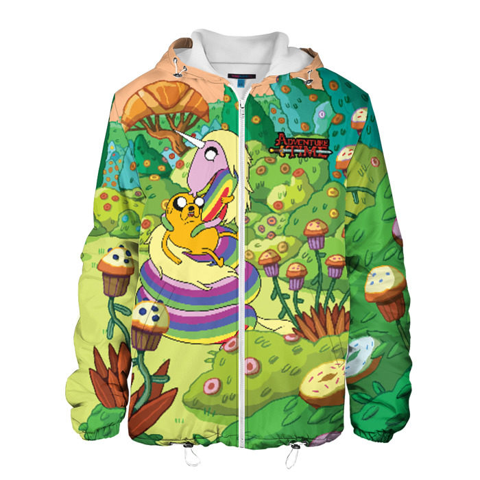 Мужская куртка 3D Ливнерог и Джейк фото