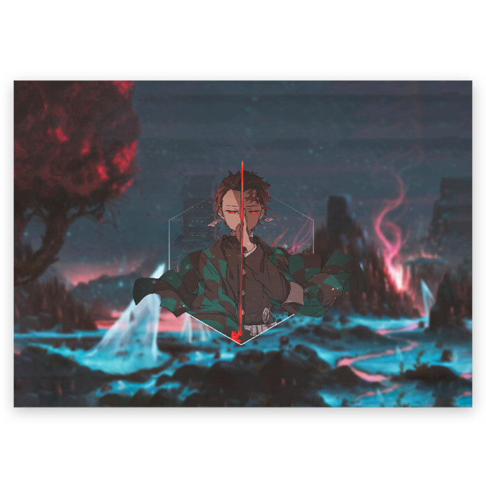 Поздравительная открытка Танджиро Камадо фото