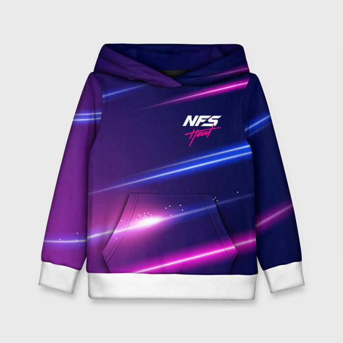 Детская толстовка 3D NFS: Heat (NEON) фото