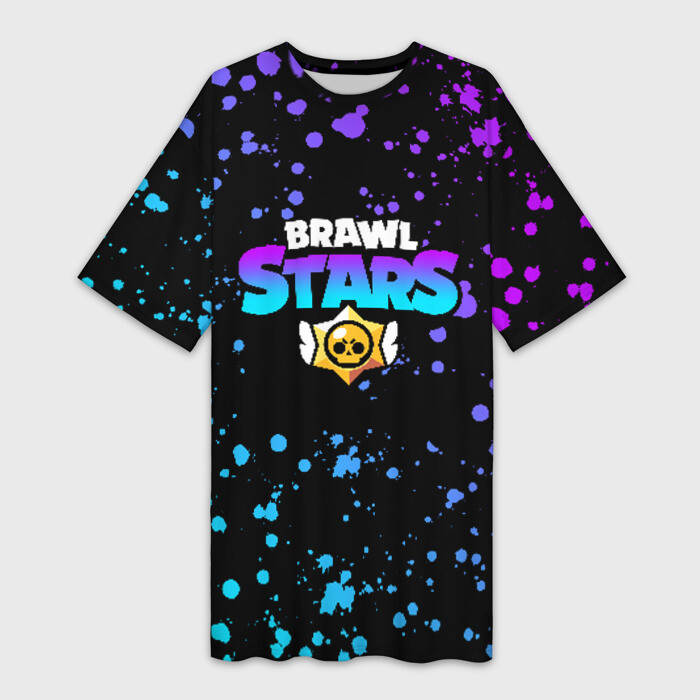 Платье-футболка 3D BRAWL STARS фото
