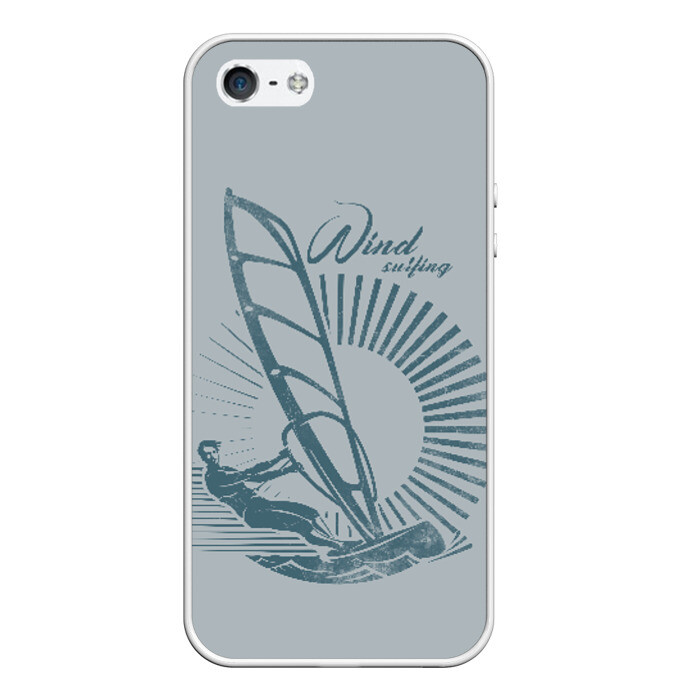 Чехол для iPhone 5/5S матовый Windsurfer фото