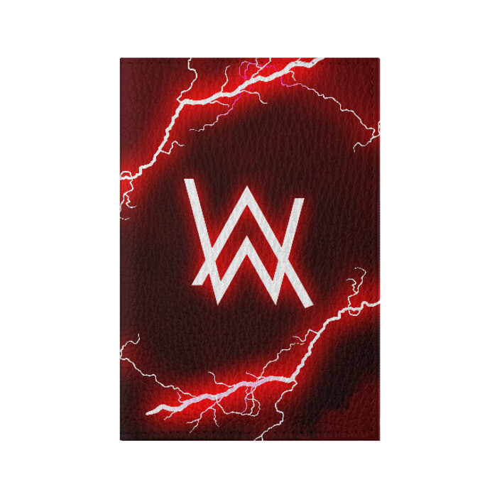 Обложка для паспорта матовая кожа ALAN WALKER  фото
