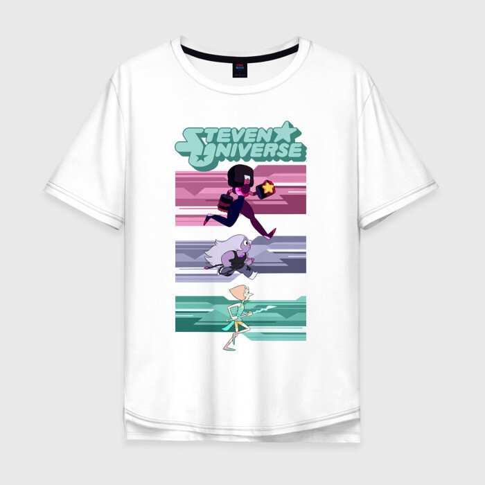 Мужская футболка хлопок Oversize Steven Universe фото