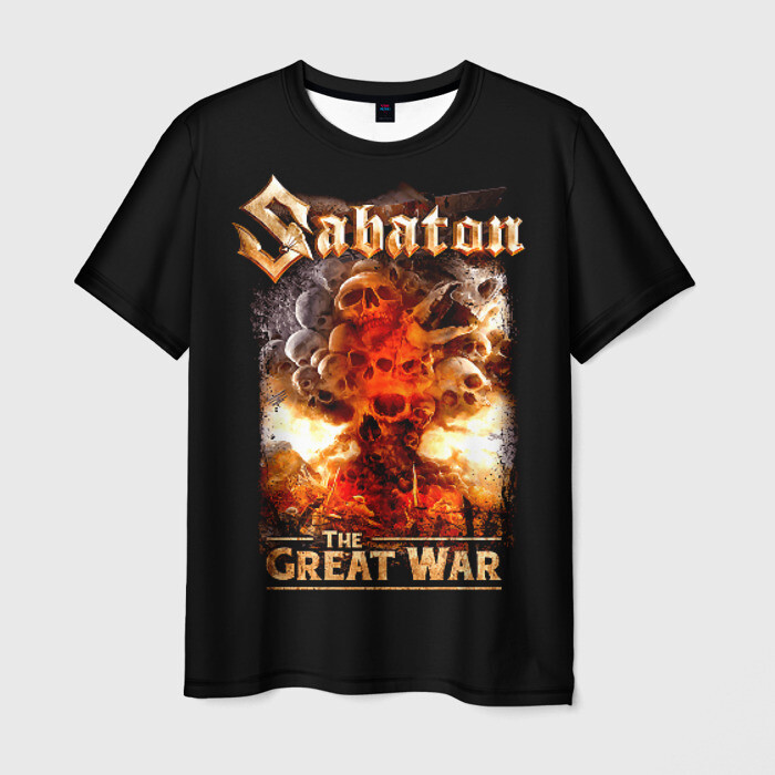 Мужская футболка 3D Sabaton фото