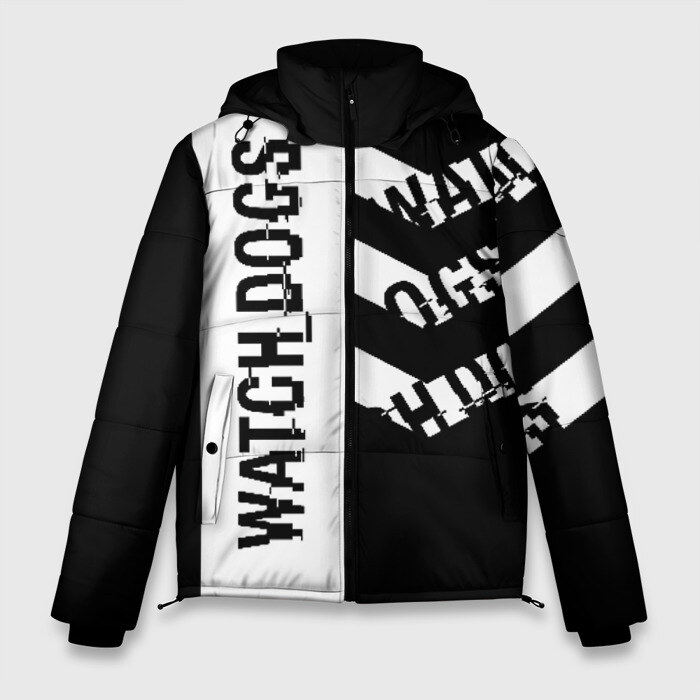 Мужская зимняя куртка 3D WATCH DOGS фото