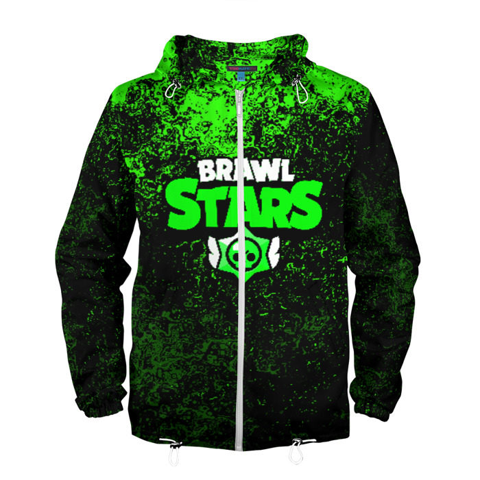 Мужская ветровка 3D BRAWL STARS LEON фото