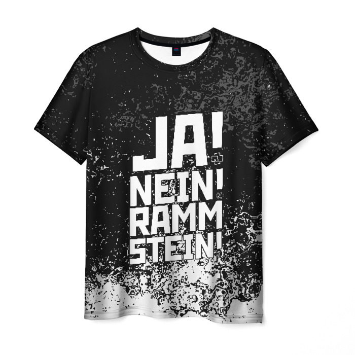Мужская футболка 3D RAMMSTEIN фото