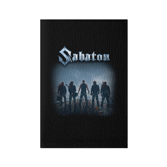 Обложка для паспорта матовая кожа Sabaton фото