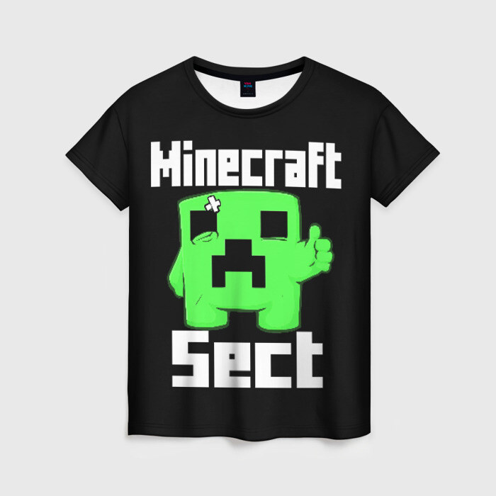 Женская футболка 3D Minecraft фото