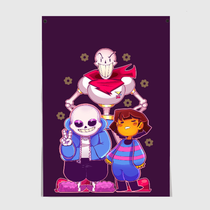 Постер Персонажи Undertale фото