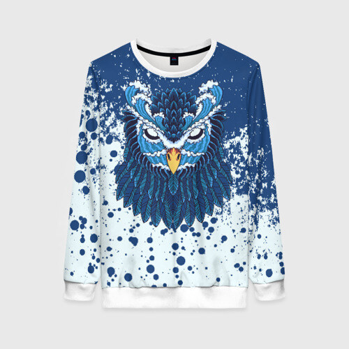 Женский свитшот 3D Сова фото