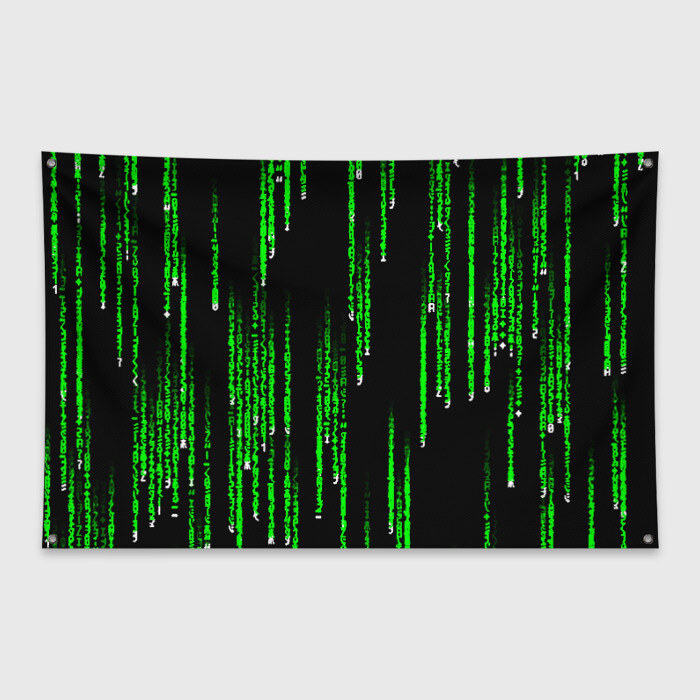 Флаг-баннер МАТРИЦА фото