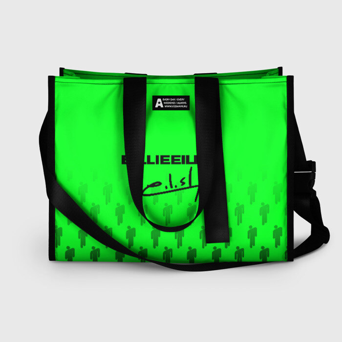 Сумка-шоппер 3D BILLIE EILISH (автограф) фото