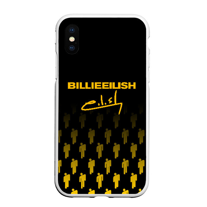 Чехол для iPhone XS Max матовый BILLIE EILISH (автограф) фото