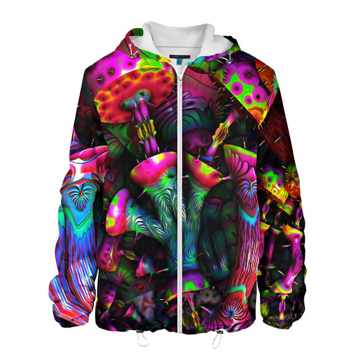 Мужская куртка 3D ПСИХОДЕЛИКА фото