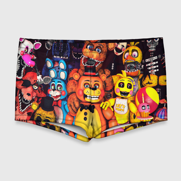 Мужские купальные плавки 3D FIVE NIGHTS AT FREDDYS фото