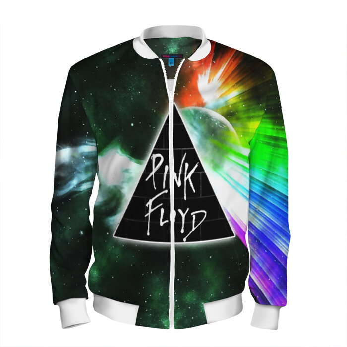 Мужской бомбер 3D PINK FLOYD фото