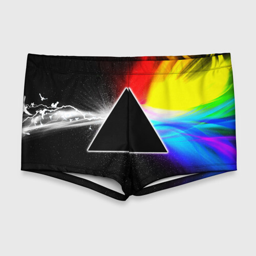 Мужские купальные плавки 3D PINK FLOYD фото