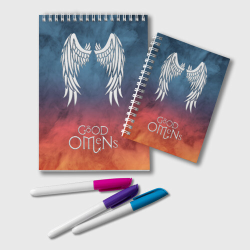 Блокнот GOOD OMENS фото