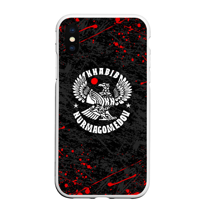 Чехол для iPhone XS Max матовый ХАБИБ НУРМАГОМЕДОВ фото