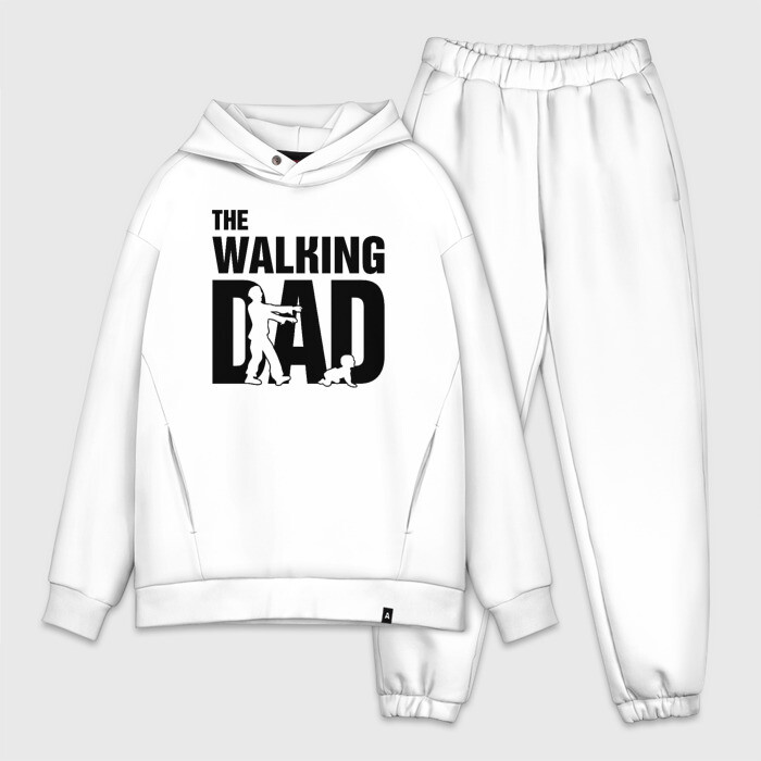 Мужской костюм хлопок OVERSIZE The Walking Dad фото