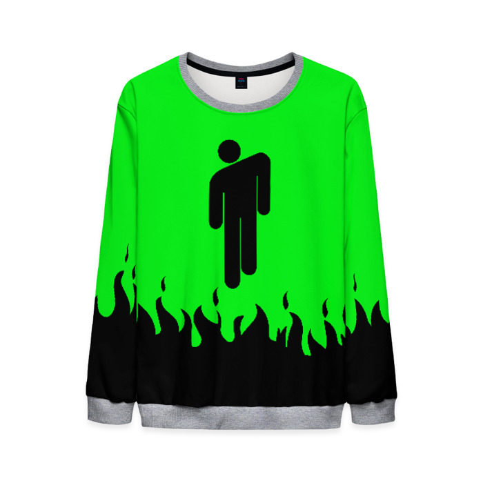 Мужской свитшот 3D BILLIE EILISH фото