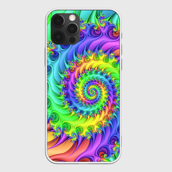 Чехол для iPhone 12 Pro Max ФРАКТАЛЬНЫЙ АБСТРАКТ фото