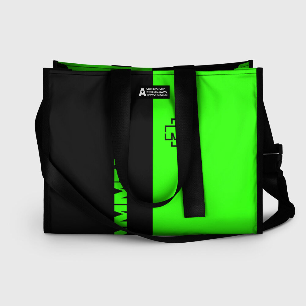 Сумка-шоппер 3D RAMMSTEIN фото