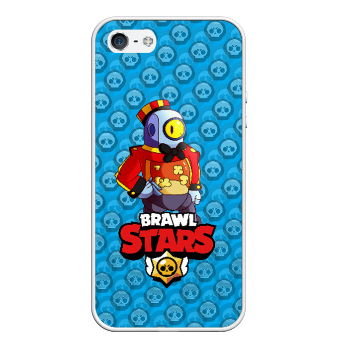 Чехол для iPhone 5/5S матовый Brawl Stars фото