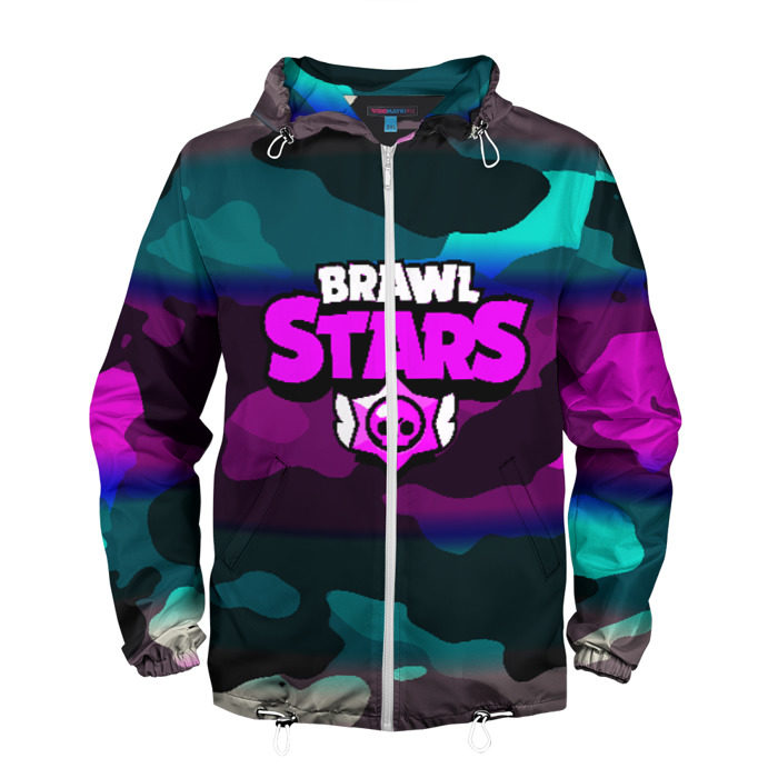 Мужская ветровка 3D BRAWL STARS фото