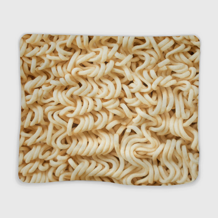 Плед 3D Лапша фото