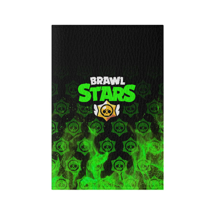 Обложка для паспорта матовая кожа BRAWL STARS фото