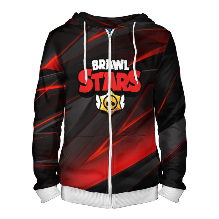 Мужская толстовка 3D на молнии BRAWL STARS фото