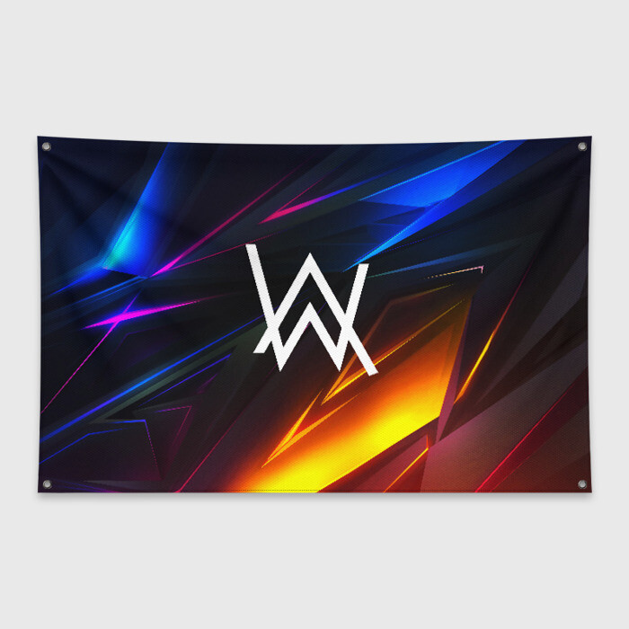 Флаг-баннер ALAN WALKER STRIPES фото