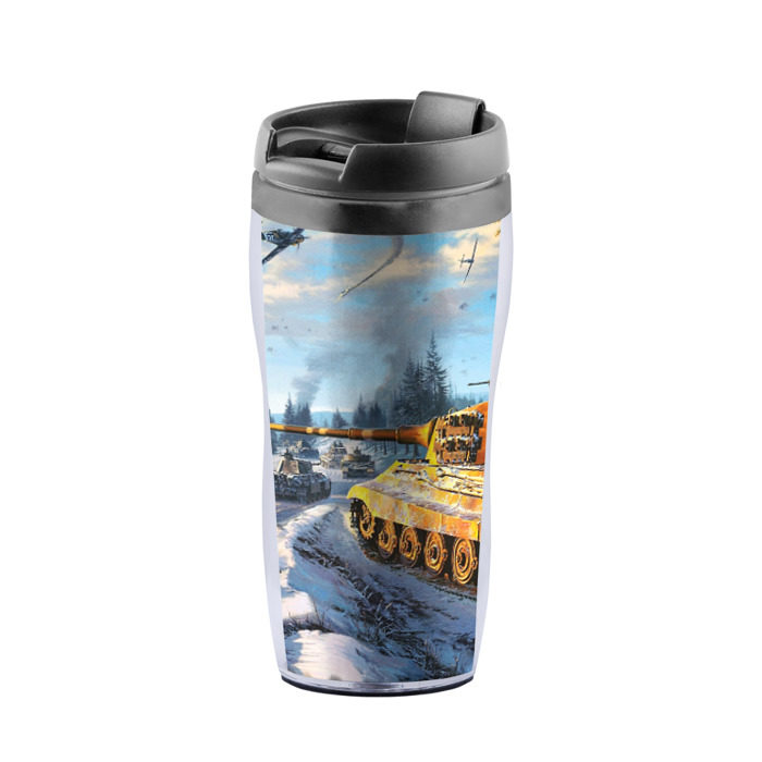 Термокружка-непроливайка СОВЕТСКИЙ ТАНК фото
