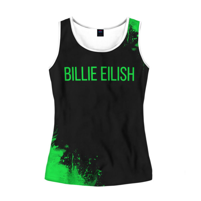 Женская майка 3D билли айлиш фото