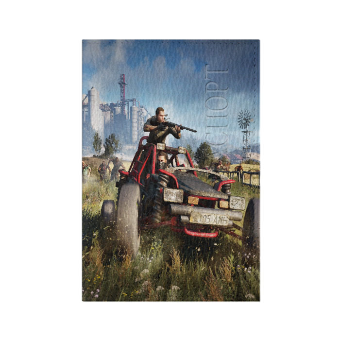 Обложка для паспорта матовая кожа DYING LIGHT 2 фото