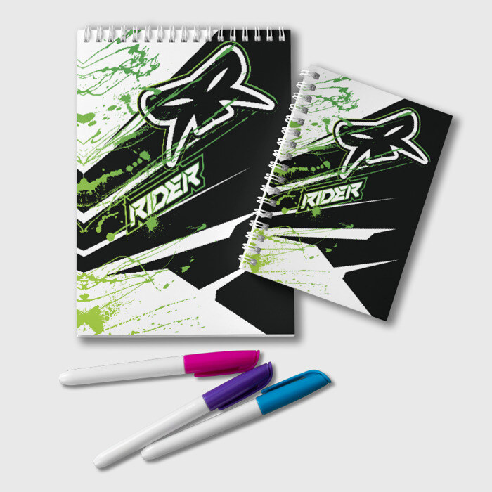 Блокнот Форма для мотокросса FOX фото