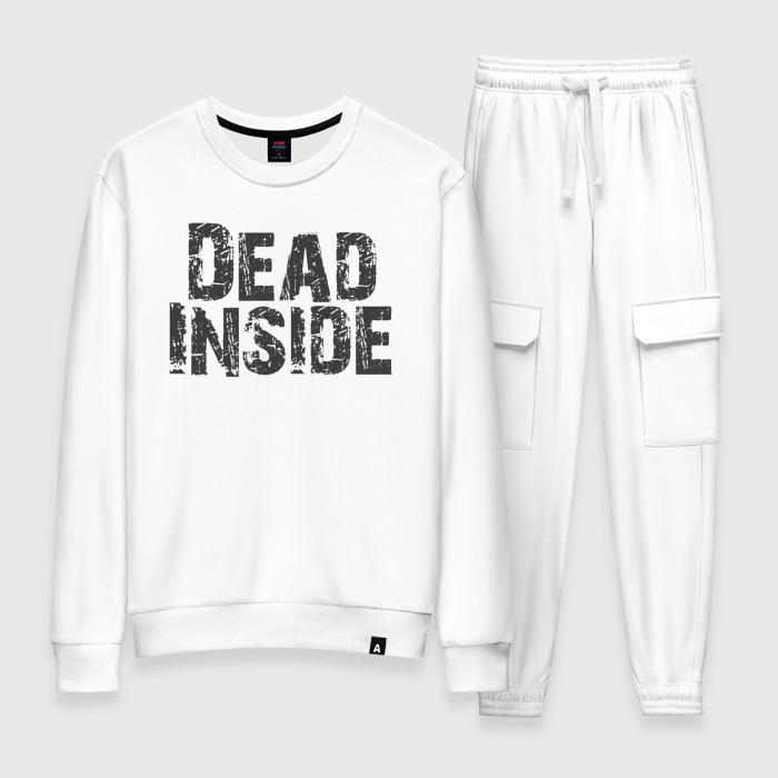 Женский костюм хлопок Dead inside фото