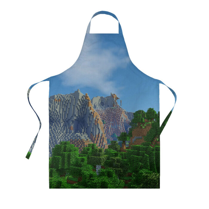 Фартук 3D Minecraft фото