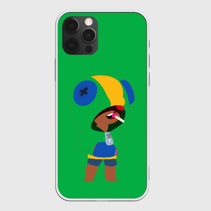 Чехол для iPhone 12 Pro BRAWL STARS LEON фото