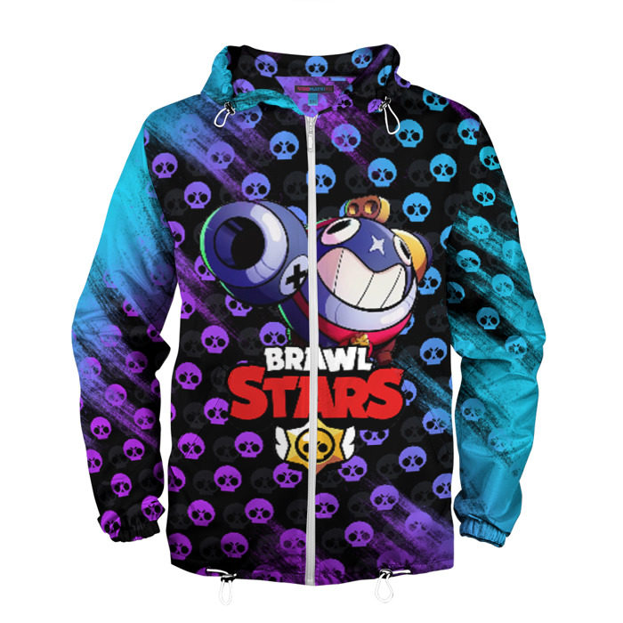 Мужская ветровка 3D Brawl Stars фото