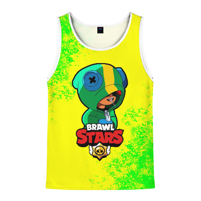 Мужская майка 3D Brawl Stars LEON фото